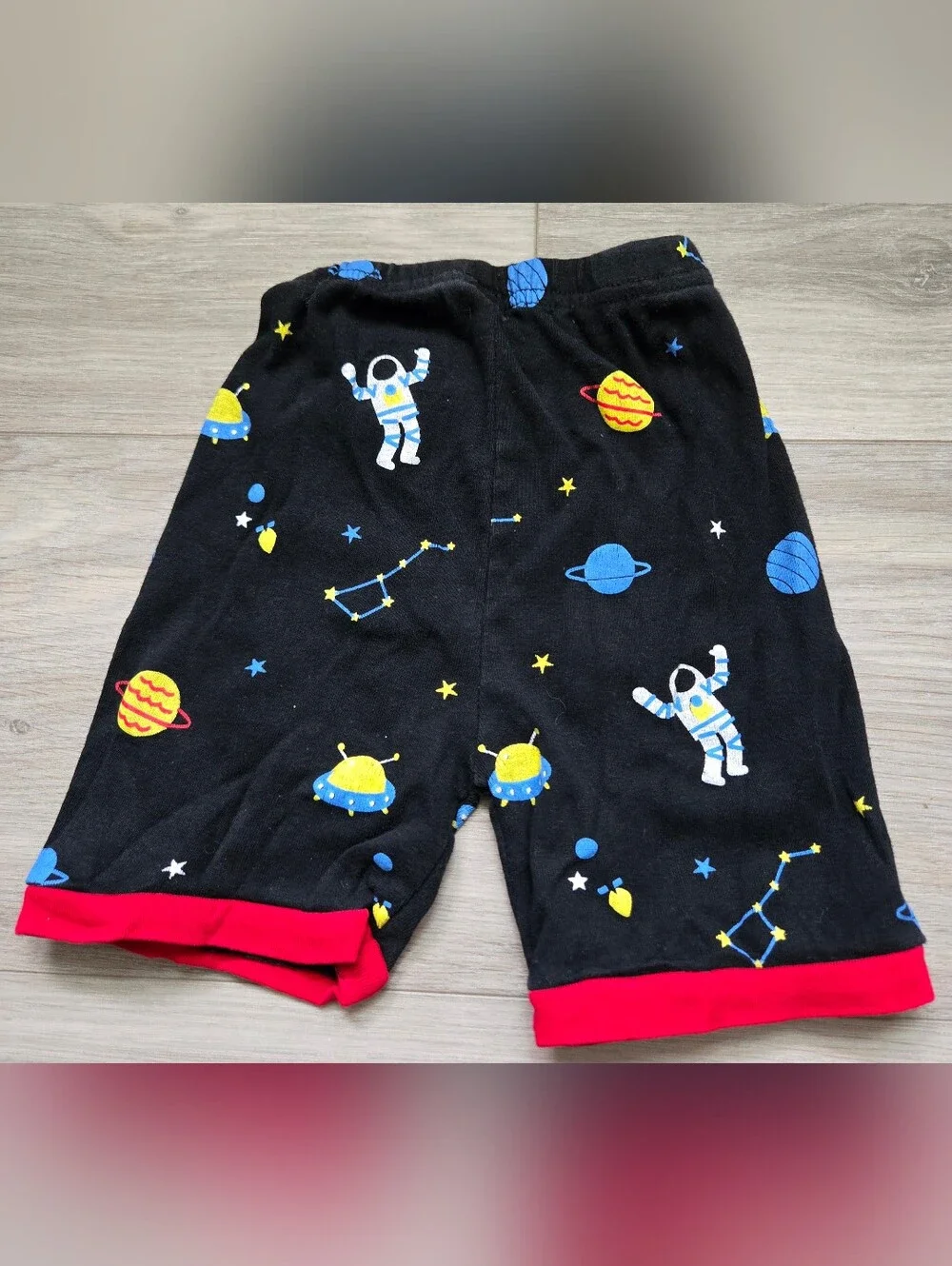 Toddler Boys Space PJ Shorts